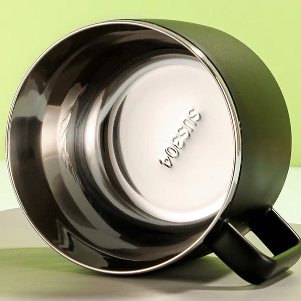Stainless Steel Ramen Bowl with Spoon Chopstick Ramen Bowl Set 1200ml Large Capacity Portable Anti-Scalding Lunch Box