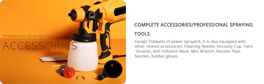 Spray Gun Paint Sprayers Airless Paint Sprayer Detachable Electric Auto Furniture Steel Coating Airbrush