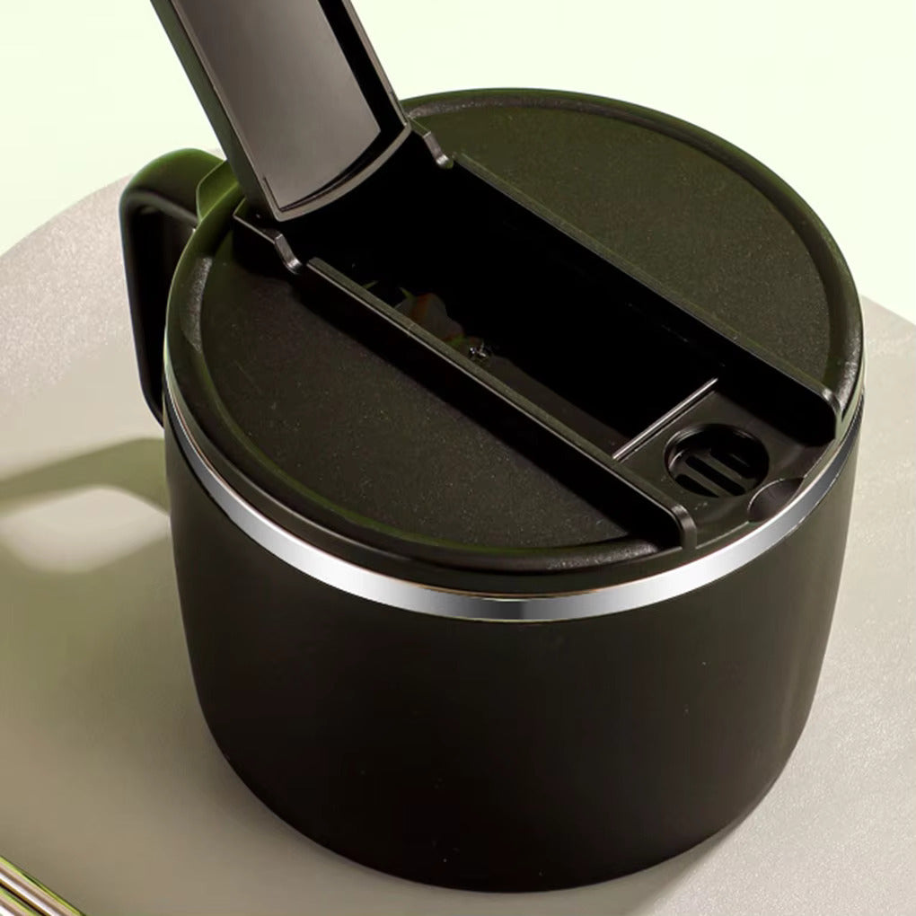 Stainless Steel Ramen Bowl with Spoon Chopstick Ramen Bowl Set 1200ml Large Capacity Portable Anti-Scalding Lunch Box