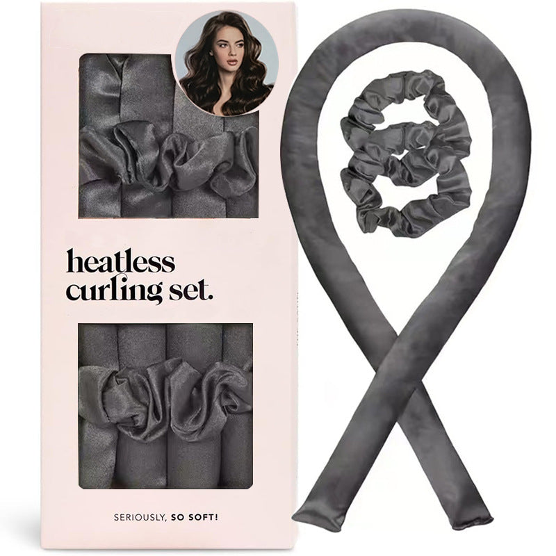 Heatless Hair Curler Set - Heatless Curls Overnight, Hair Rollers for Soft Curls & Frizz-Free Styling, No Heat Curlers To Sleep in, Curling Rod Headband with 2 Scrunchies