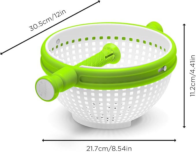 New Vegetable Rotating Drain Basket Salad Spinner Washing Dehydration Basket Kitchen Vegetable Centrifugal Washe