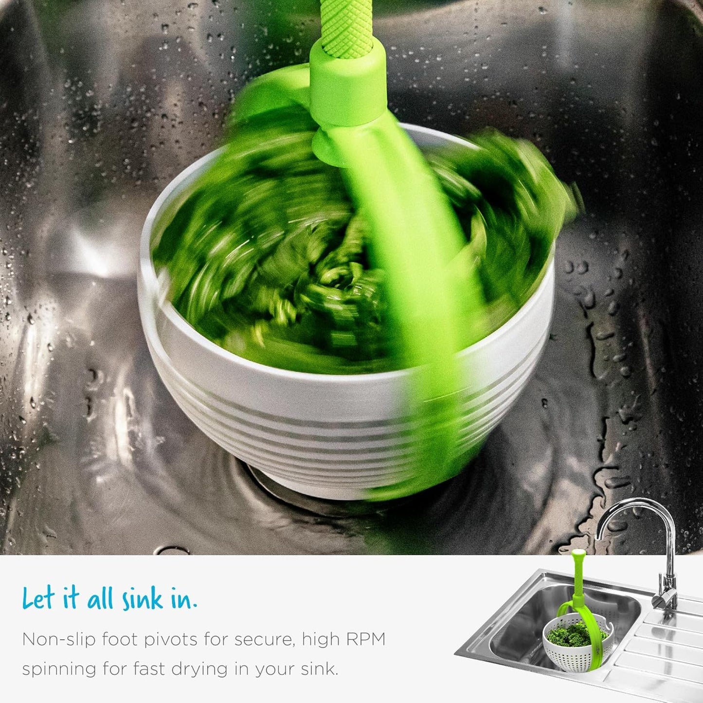 New Vegetable Rotating Drain Basket Salad Spinner Washing Dehydration Basket Kitchen Vegetable Centrifugal Washe