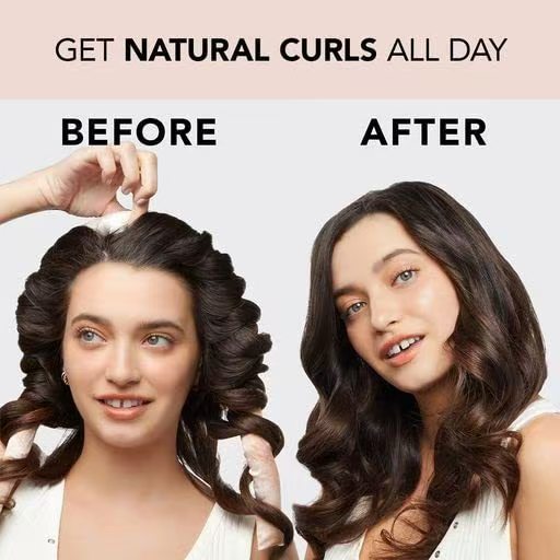 Heatless Hair Curler Set - Heatless Curls Overnight, Hair Rollers for Soft Curls & Frizz-Free Styling, No Heat Curlers To Sleep in, Curling Rod Headband with 2 Scrunchies